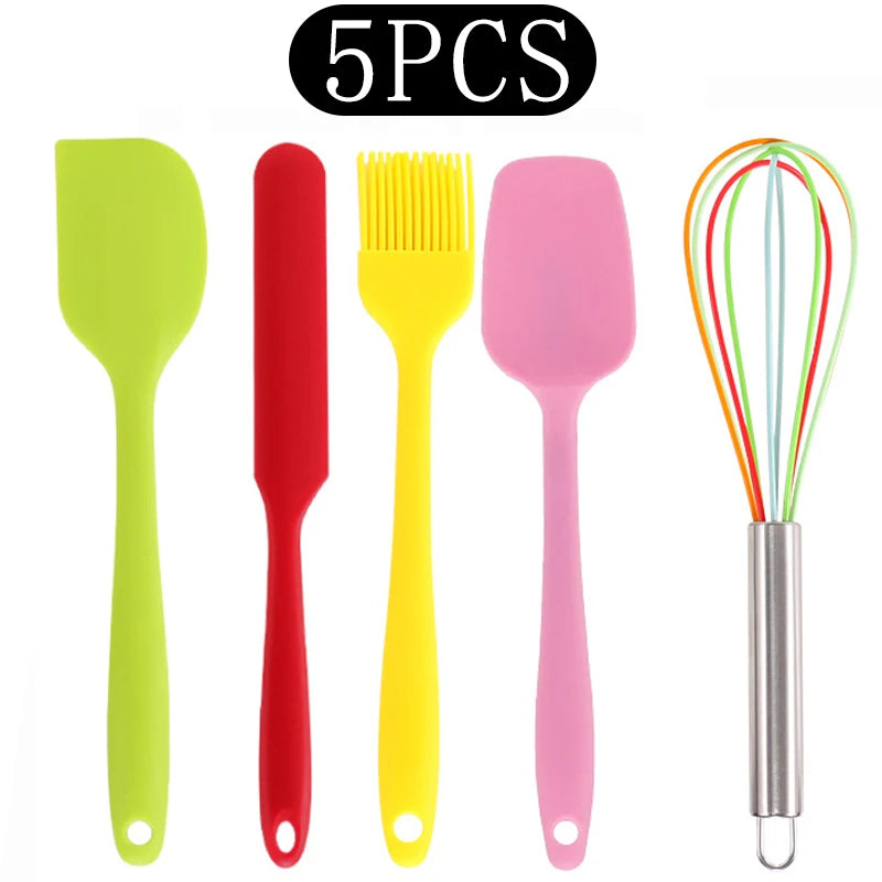 Black Non-Stick Silicone Kitchenware Cooking Utensils Cookware