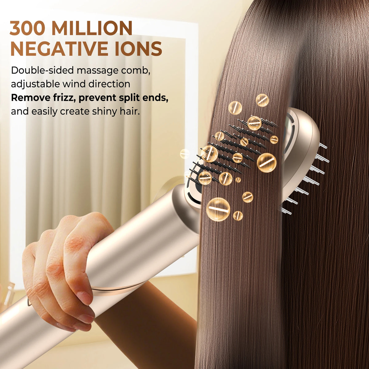 In Hair Dryer Brush High Speed Brushless Blow