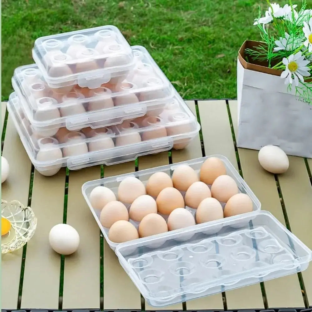 Egg Holder Plastic Egg Storage Box Egg Organizer