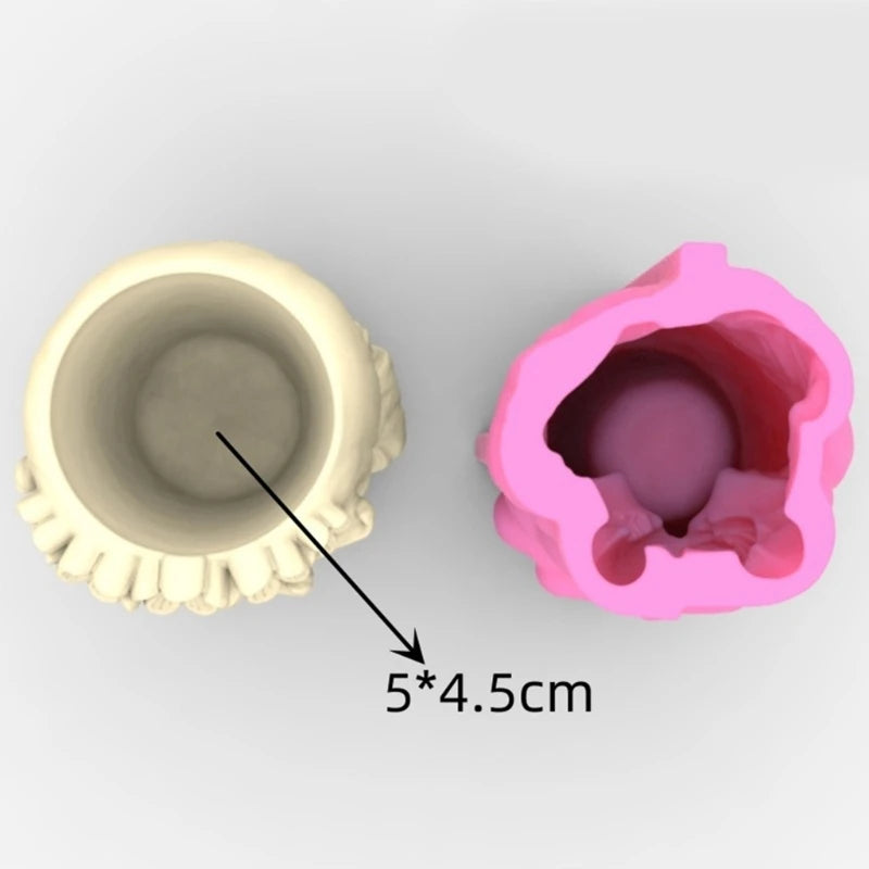 Flower Pot Silicone Mold Angel Girl Succulent Planter