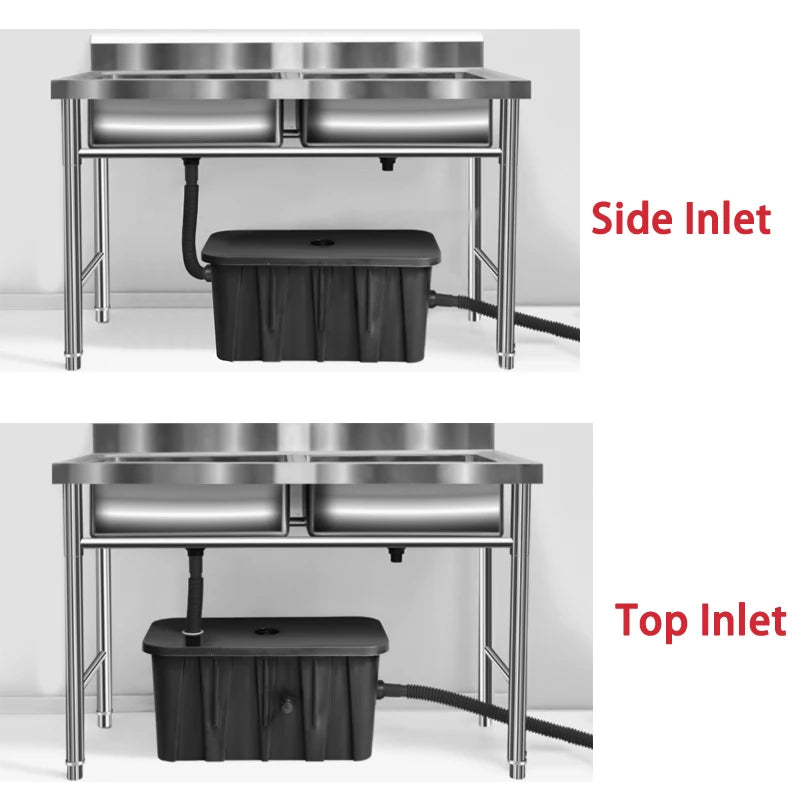 Commercial Oil-Water Separator Oil Grease Trap Outlet Restaurant