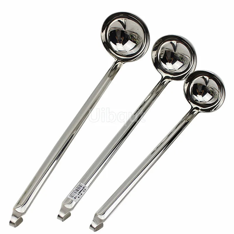Stainless Steel Long Handle Ladle Serving Spoon Big