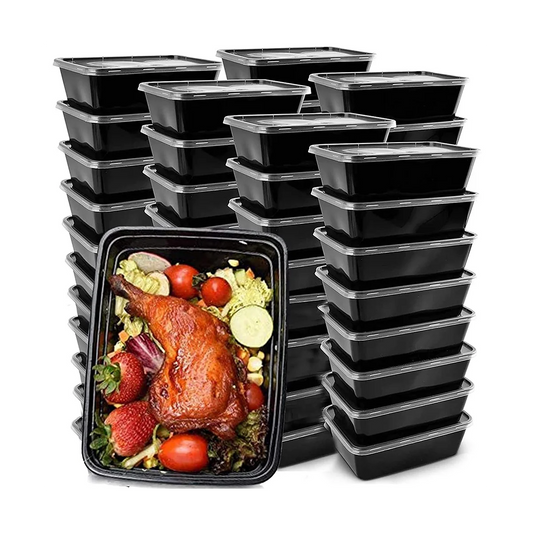 50-Pack Meal Prep Containers Reusable To-Go Food Containers