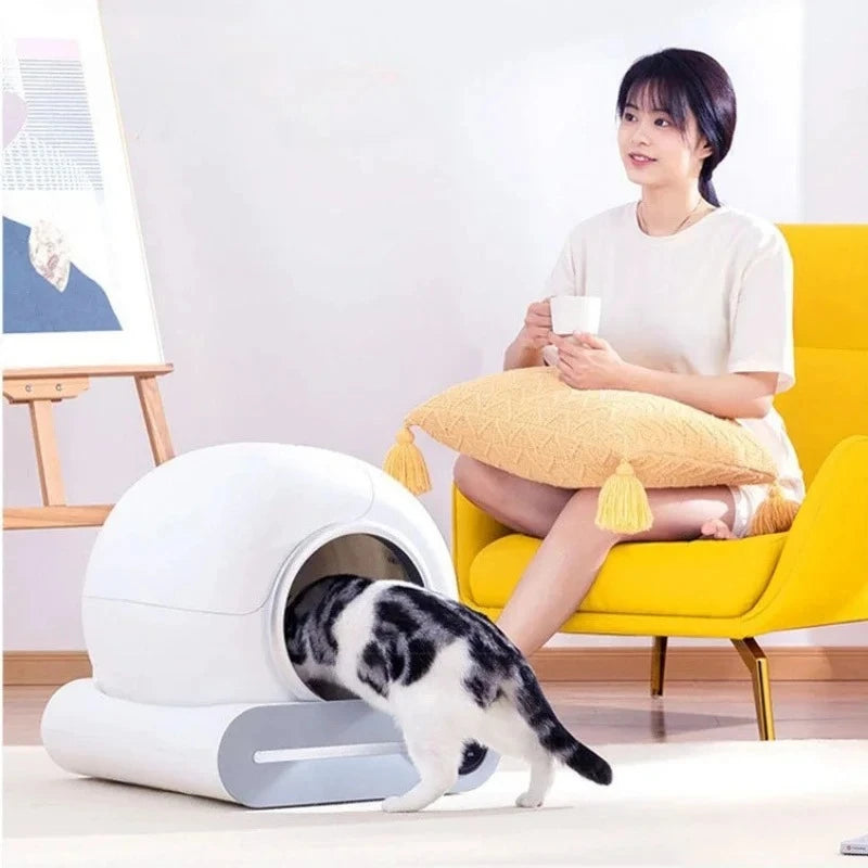 Pet Smart Litter Box Fully Automatic Cleaning Of