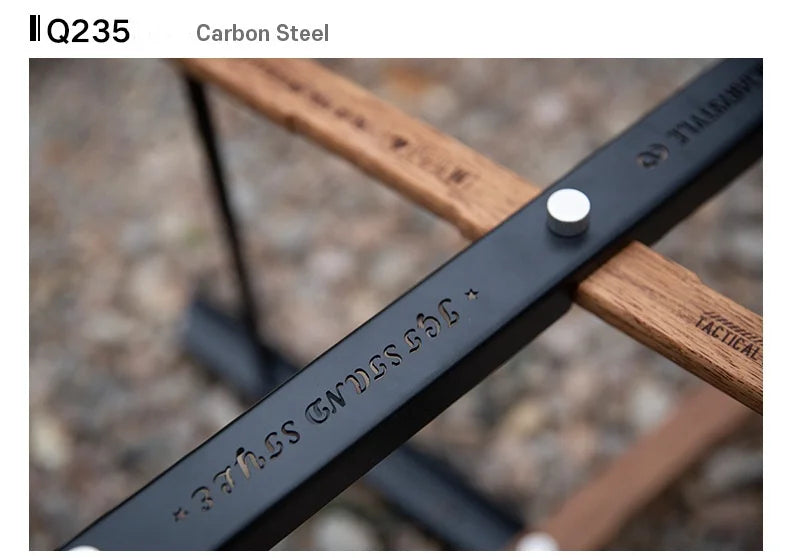Lightweight Outdoor Camping Storage Shelf Folding Rack Double