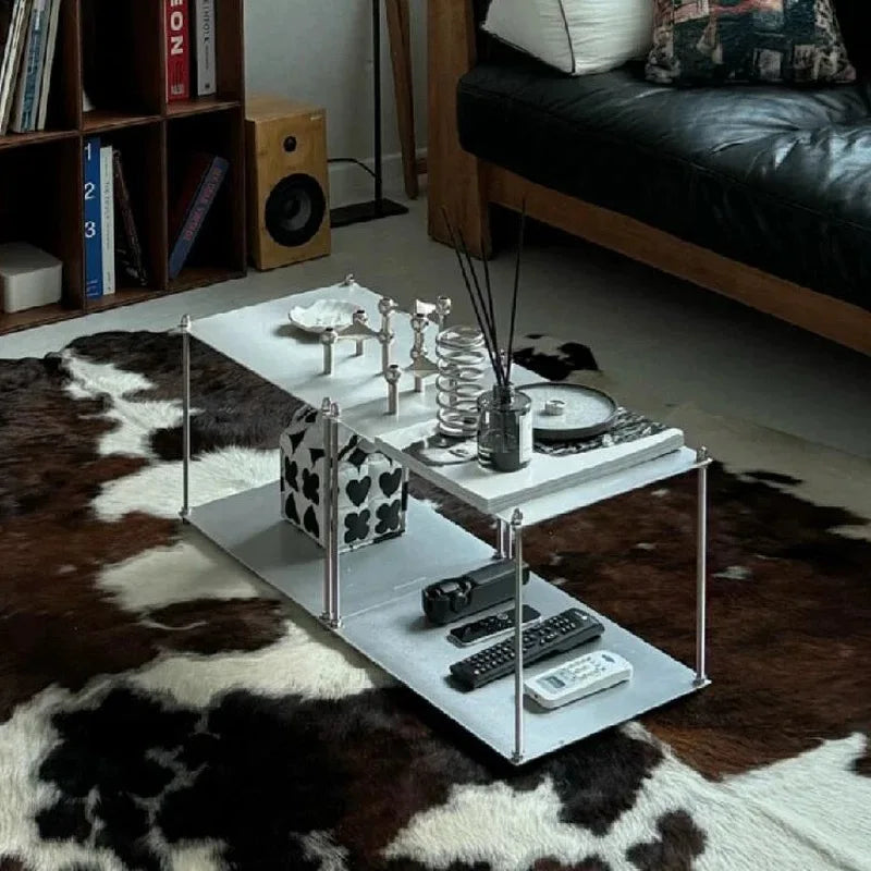 Stainless Steel Metal Bauhaus Modular Storage Rack Floor
