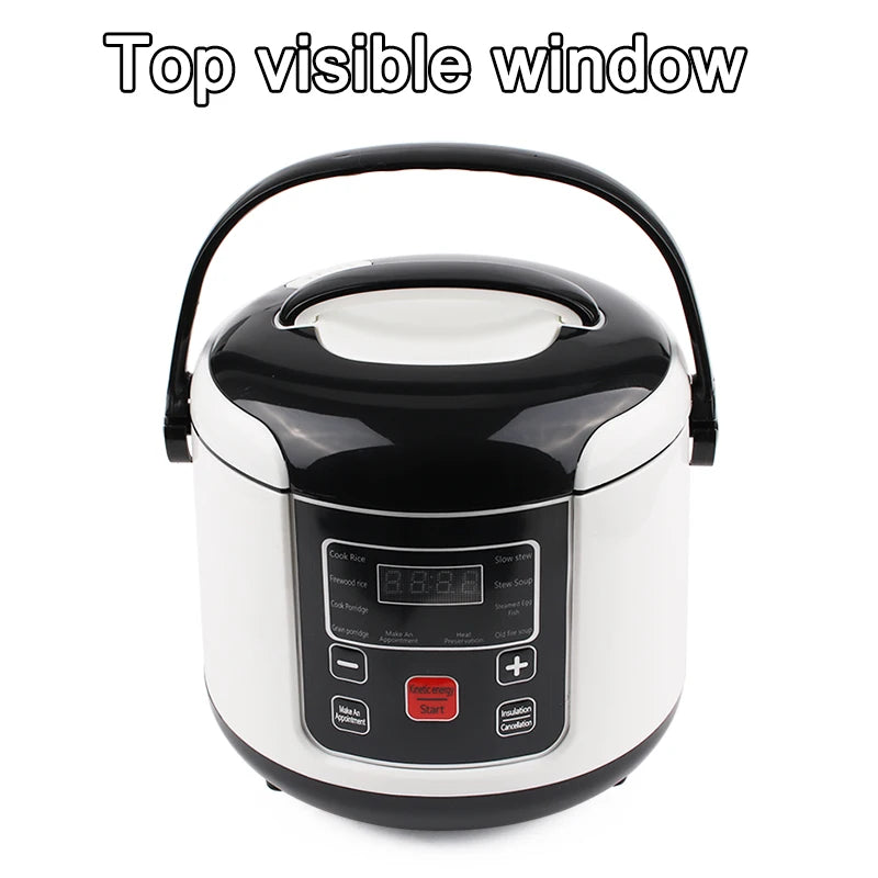 12v/24v Electric Pressure Cooking Pot Car Truck Smart