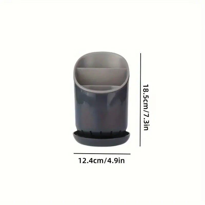 1pc Cutlery Storage Holder Plastic Drainer Drain Containers
