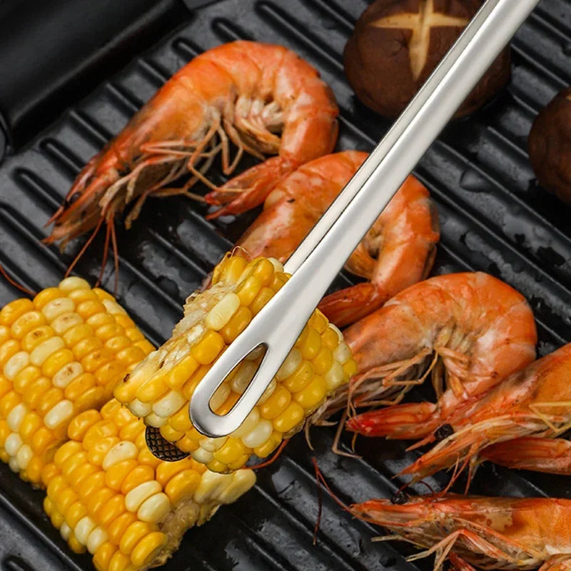 Tongs Stainless Steel Barbecue Tongs Clip Bbq Grill