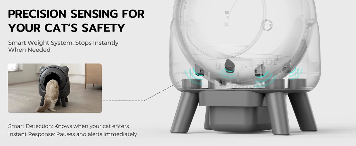 Smart Self Cleaning Automatic Cat Litter Box App