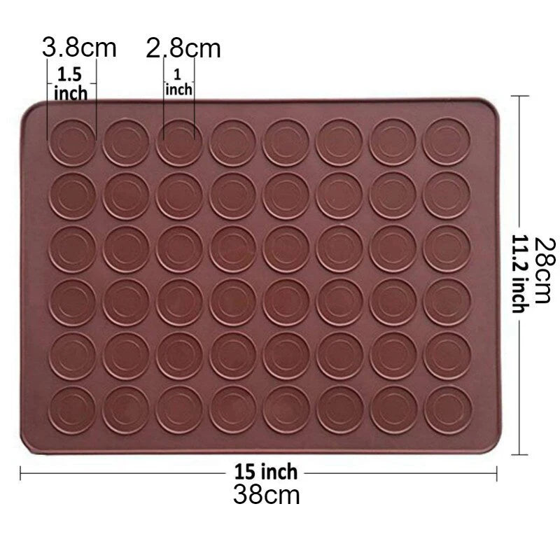 Macaroon Kit Macaron Silicone Mat Non-Stick Baking Mold