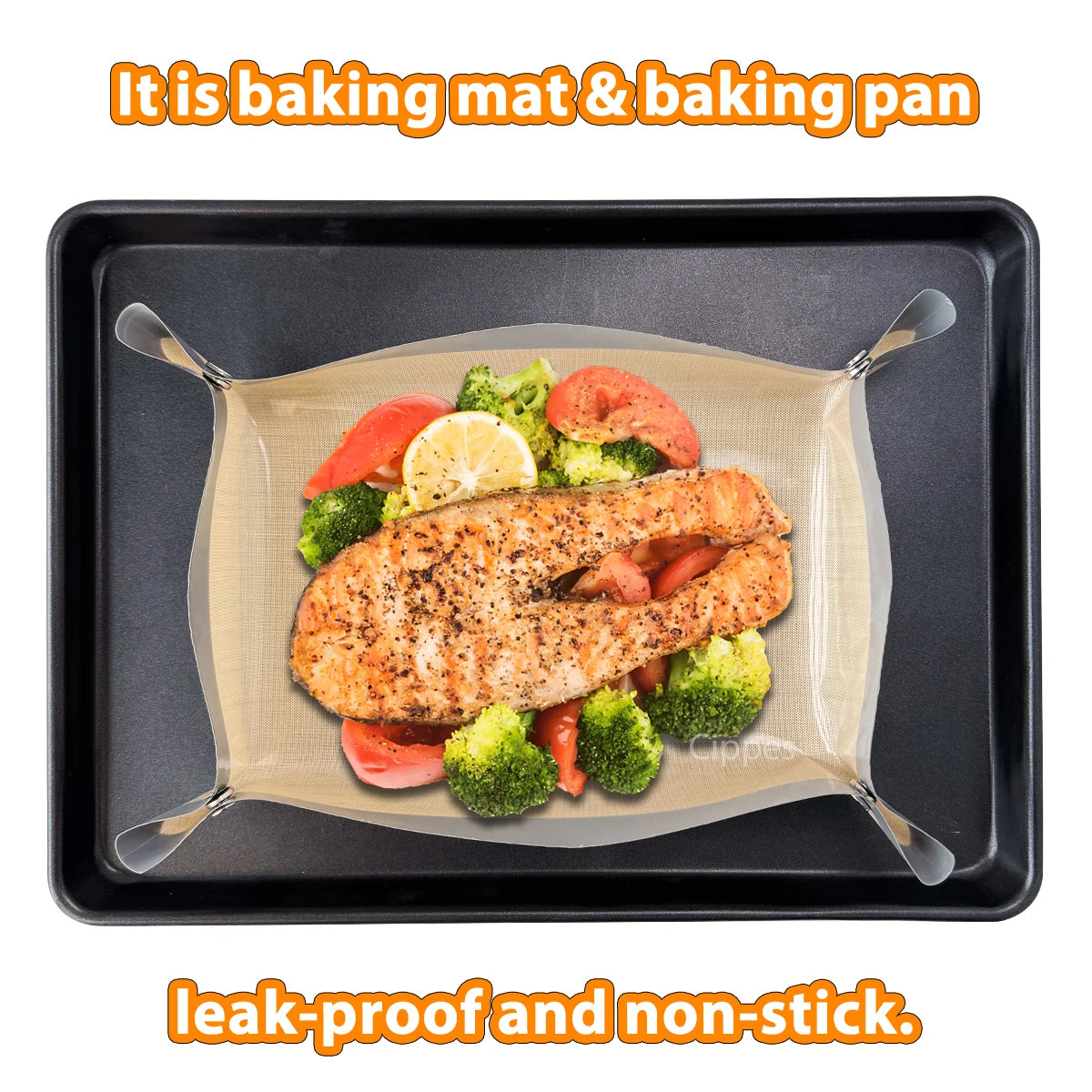 Reusable Silicone Baking Mat Buckle - Leakproof Non-Stick