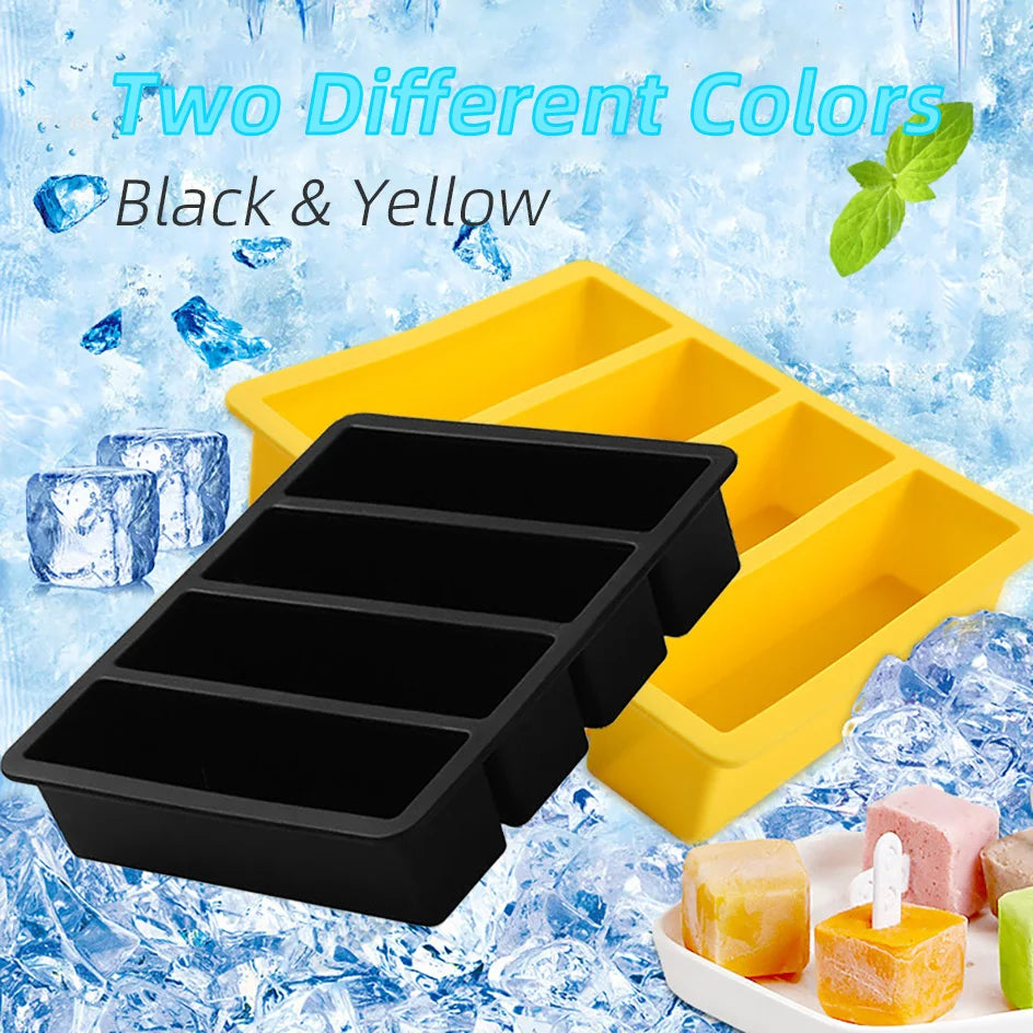 Ice Cube Tray Lid Large Long Ice Mold