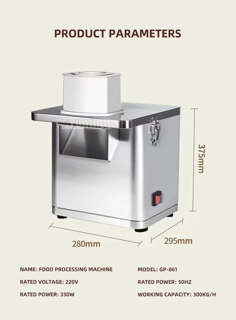 Electric Vegetable Dicer Canteen Electric Procesaador De