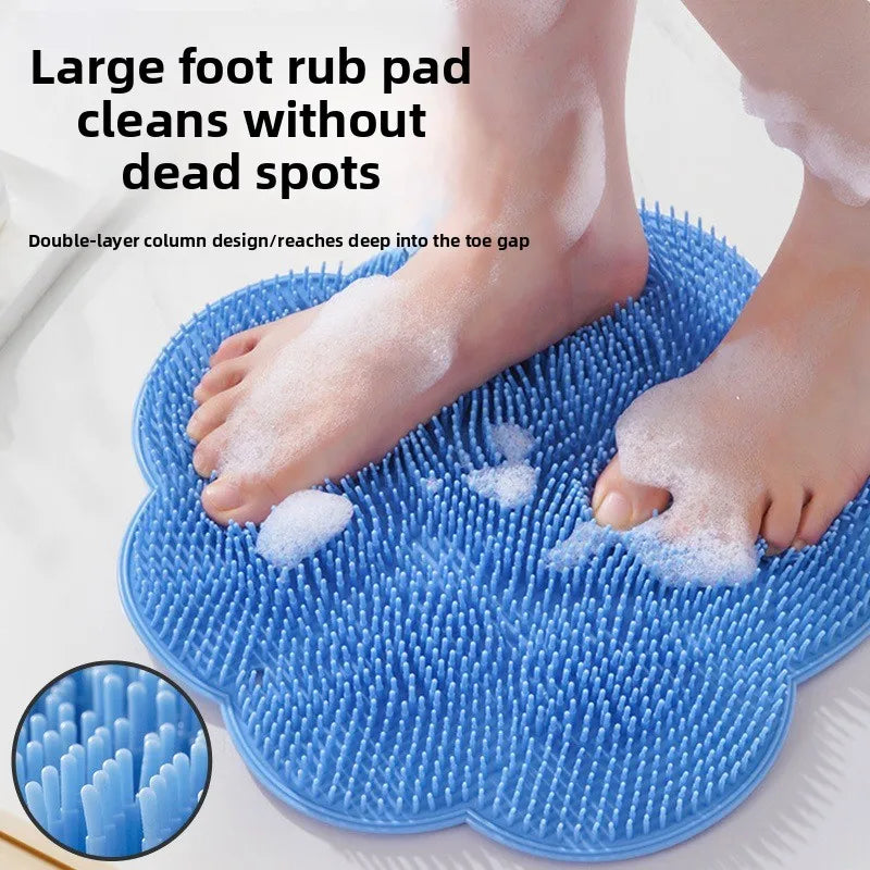 1pcs Lazy Foot Wash Scrubbing Mat Bathroom Non-Slip