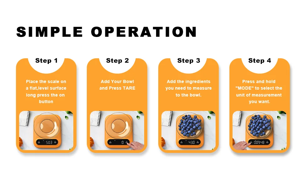 Digital Food Scale Professional Scales Digital Weight Grams