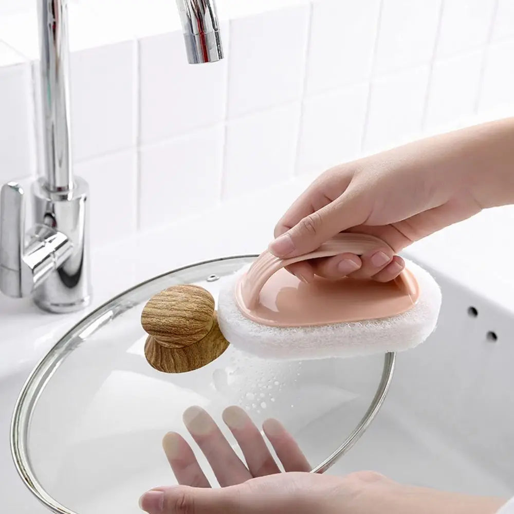 Sponge Bathroom Brush Sponge Bottom Bath Cleaning Brush