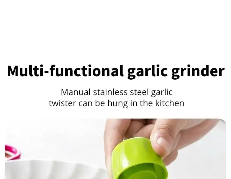 Pack Mini Garlic Grinder Creative Garlic Press Garlic