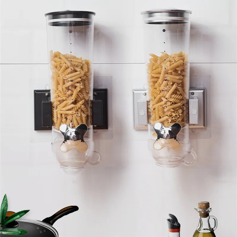 Storage Food Organizer Wall Mounted Dry Food Cereal