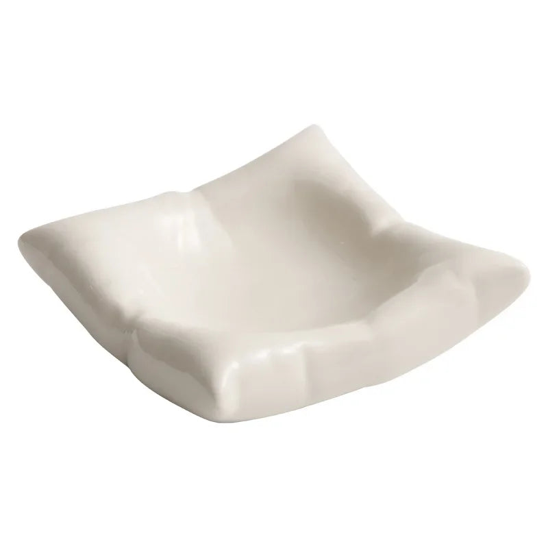 Dehua Ceramic Plates Dishes Creative Hotel Restaurant Tableware