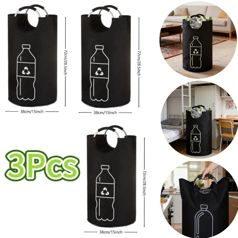 1-3pcs Folding Storage Bag 82l Large Capacity Empty