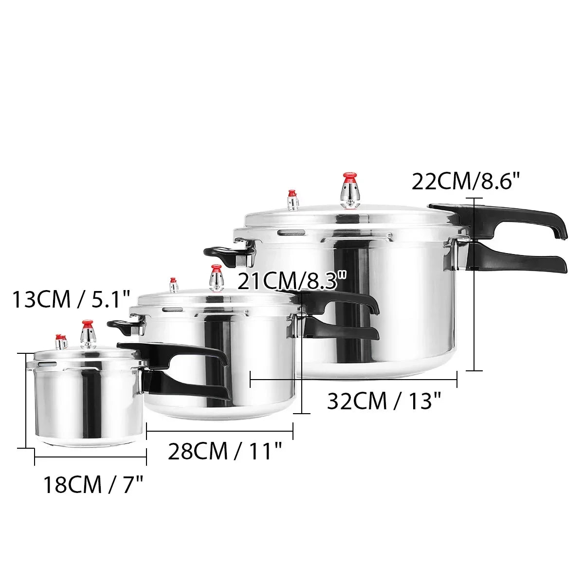 18/20/22/28/32cm 304 Stainless Steel Pressure Cooker Electric