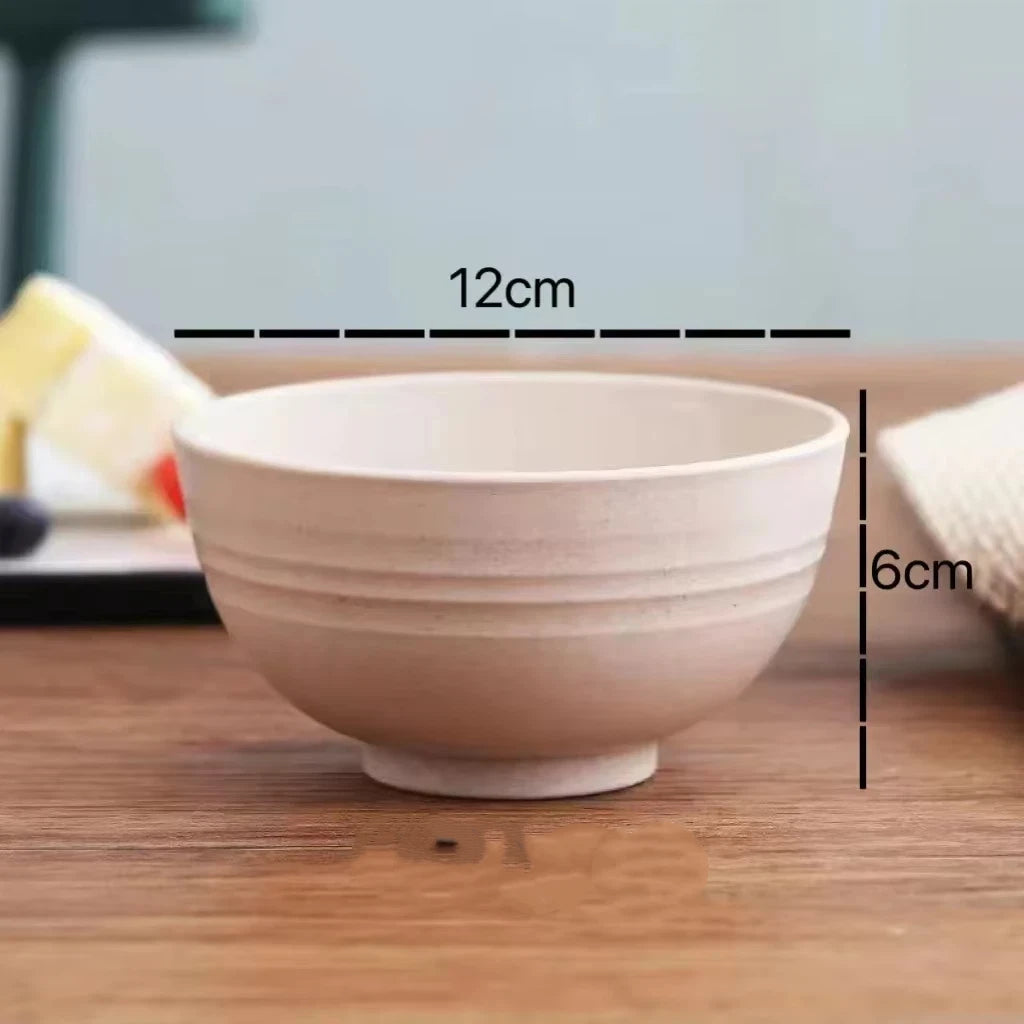 Children Bowl Sustainable Wheat Straw Tableware Kids Family