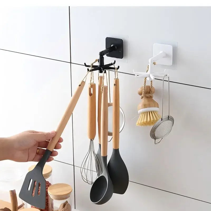 Organizer Swivel Hooks Creative Hooks Hole-Free Explosion