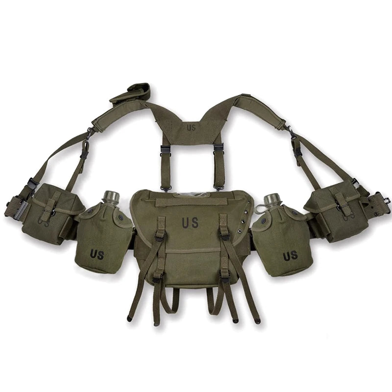 Wwii Tactical Belt M1956h Suspenders 1961 Shoulder Bag