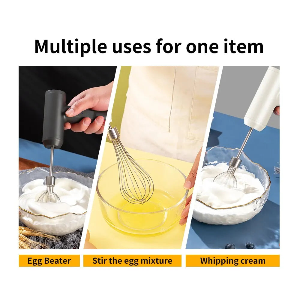 Wireless Electric Food Mixer Speeds Egg Beater Baking