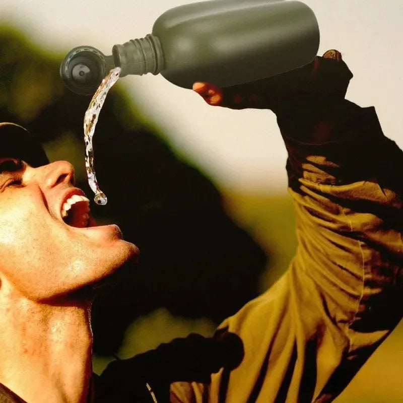 Outdoor Camouflage Water Kettle Military Training Outdoor Camping