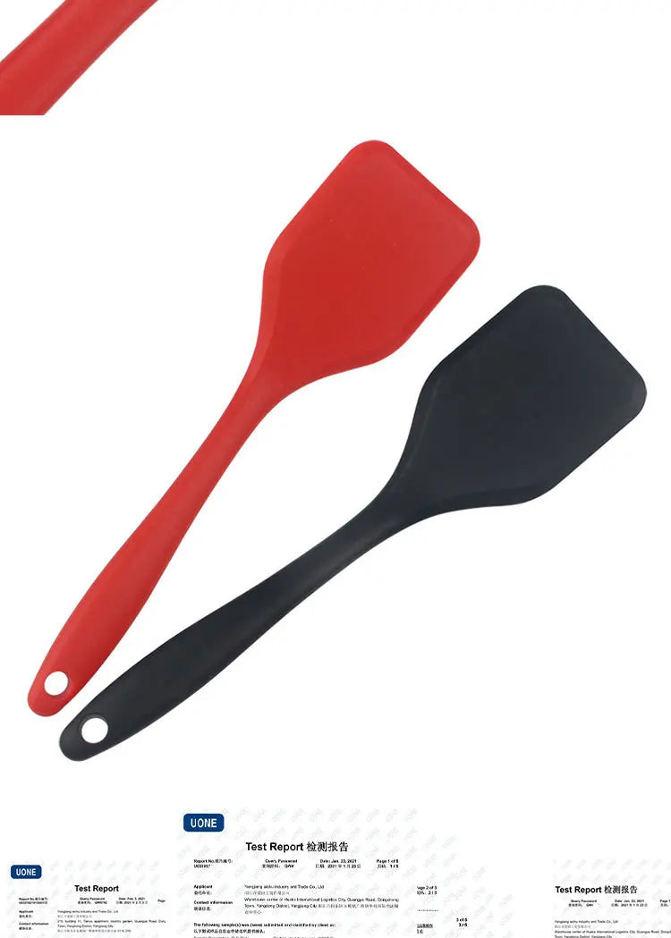 1pc Silicone Cooking Leakage Spatula Dense Shovel Fried