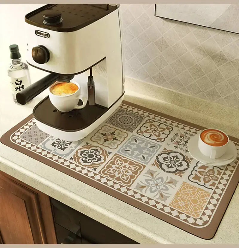 Coffee Machine Drain Pad Super Absorbent Dish Drying