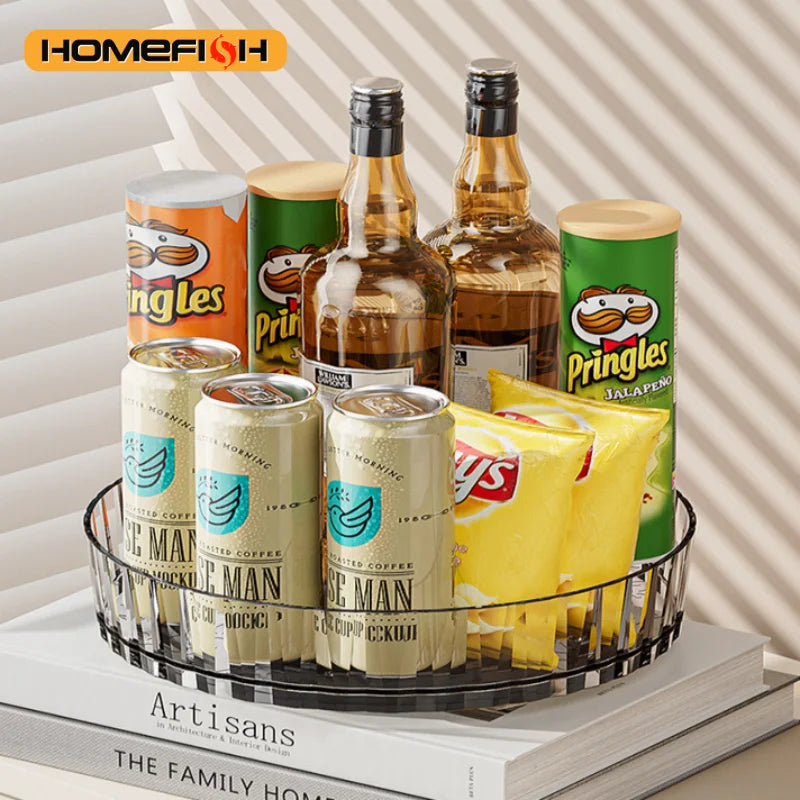 Multi-Purpose Rotating Spice Rack Efficient Countertop Organizer
