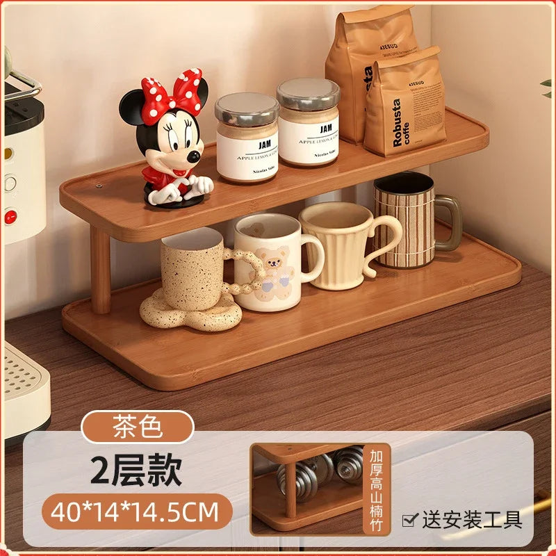 Mid-Century Vintage Coffee Mug Holder Multi-Layer Desktop Cup