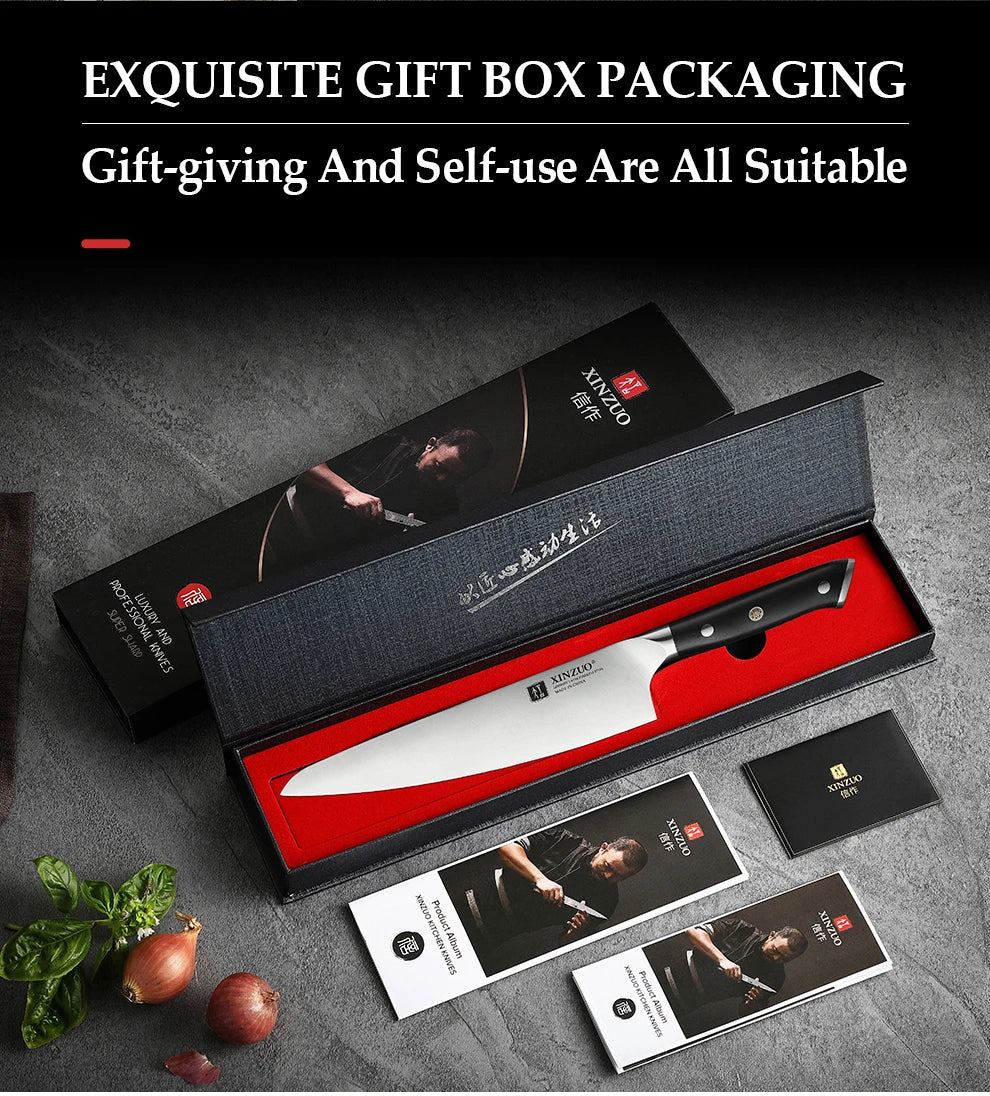 Xinzuo Inch Chef Knife German 4116 Steel Profesional
