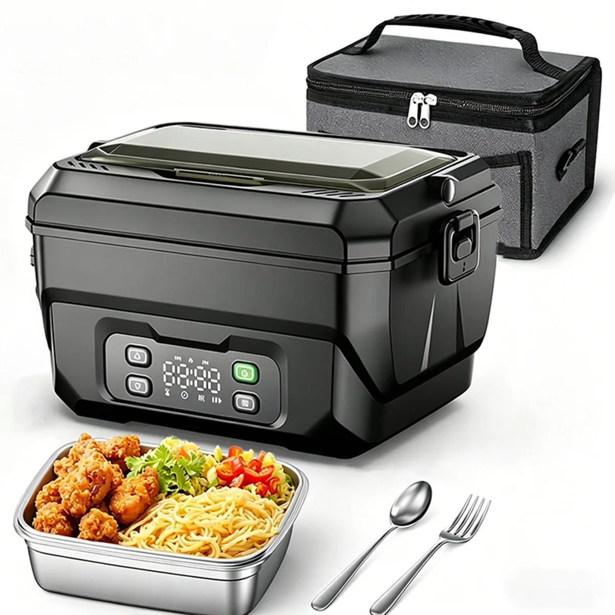 Adult Heated Lunch Box Insulated Lunch Box Food