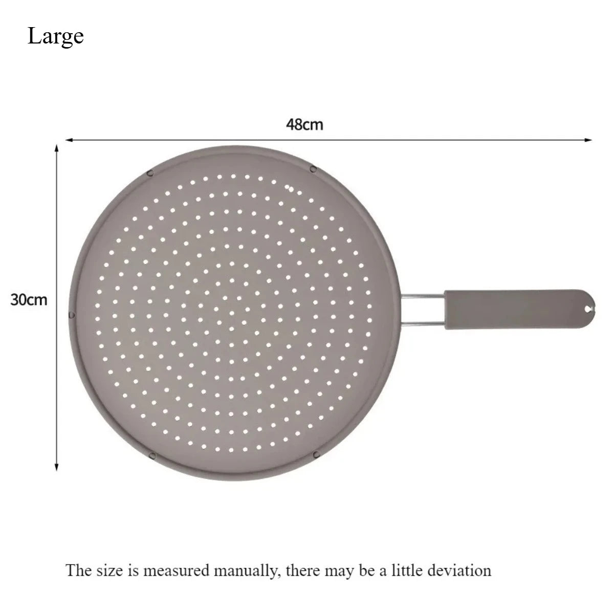 Silicone Splatter Screen Frying Pan Grease Oil Splatter