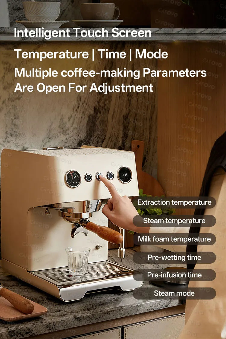 Cafovo Gemilai G3028a Semi-Automatic Espresso Machine Opv