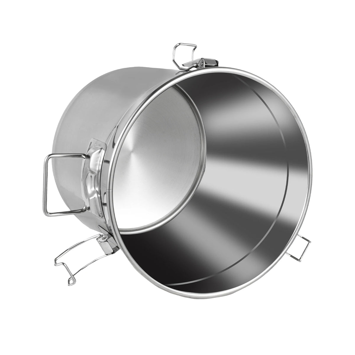 21/33l Stainless Steel Storage Bucket Lid & Handles