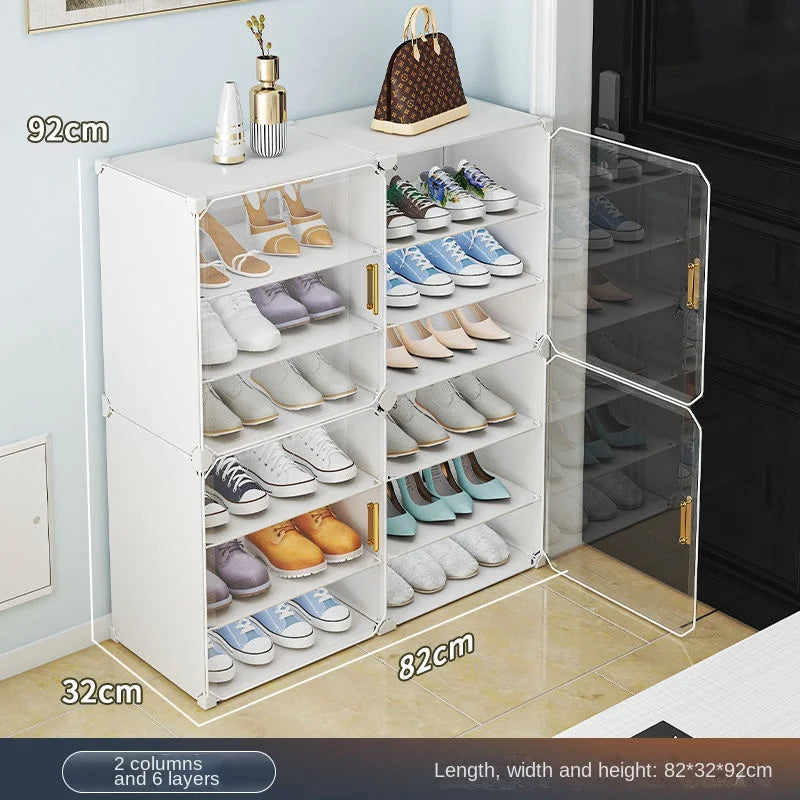 Small-Scale Foldable Cabinets Living Room Multilayer Large Space
