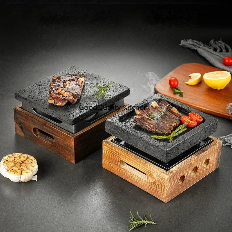 Japanese Barbecue Stove Beef Steak Plate High Temperature