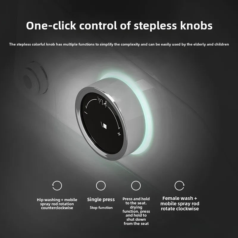 Automatic Intelligent Toilet Seat Cover Cleaning Drying Functions