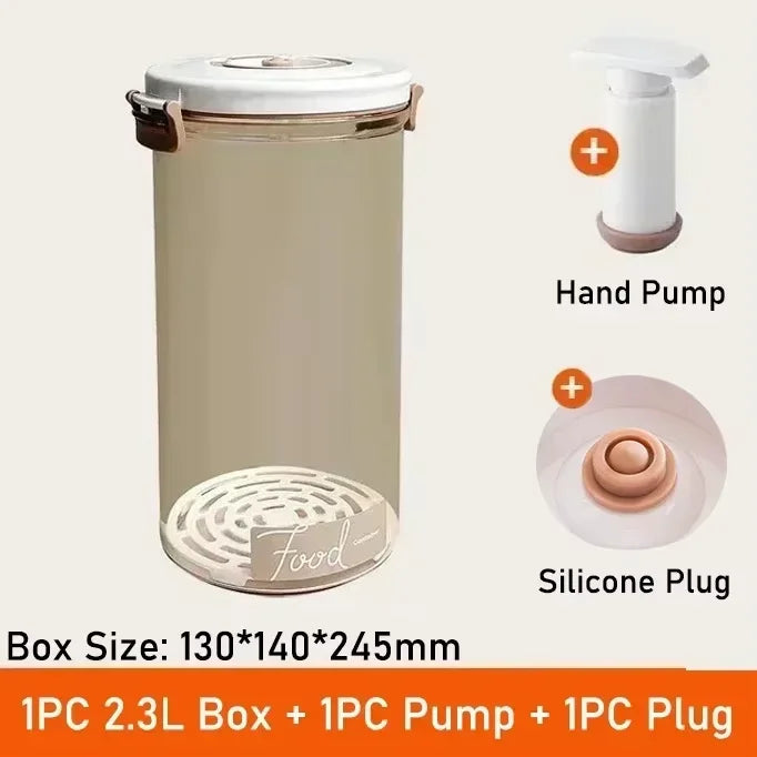 Vacuum Food Storage Box Fresh-Keeping Canister Sealed Storage