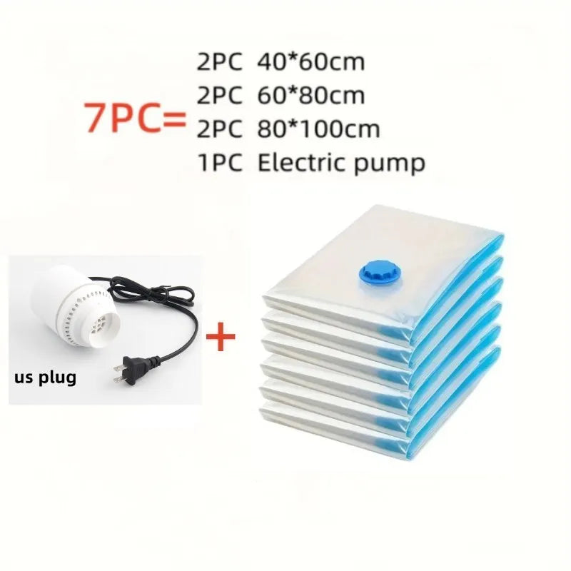 Pump Organizer Compressed Bag Electric Pump Travel Vacuum