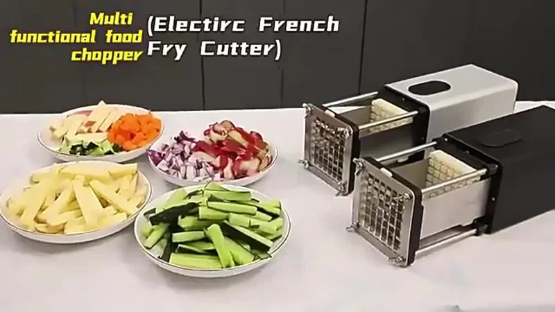 Commercial Vegetable Chopper Electric French Fry Maker Slicing