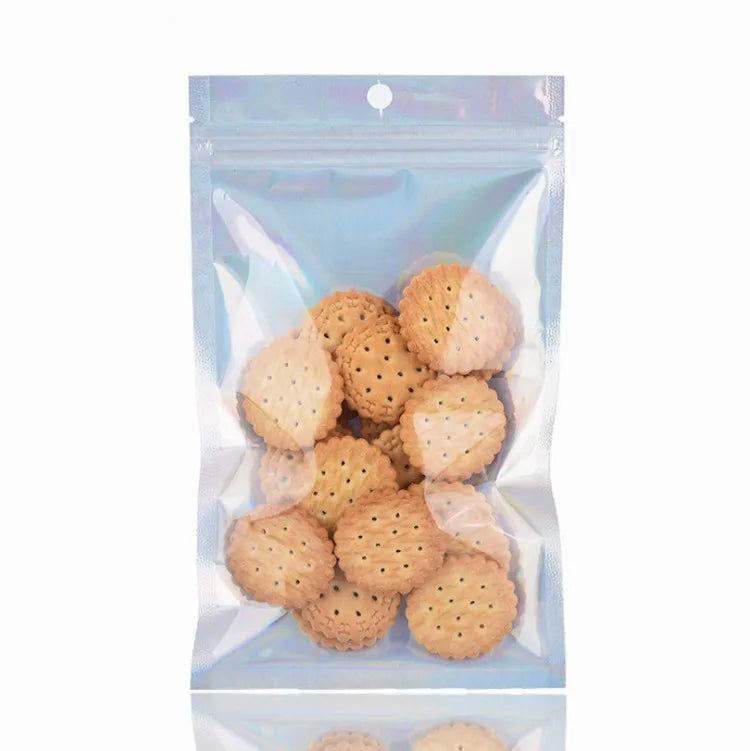 200pcs Resealable Translucent Holographic Storage Bag Hologram
