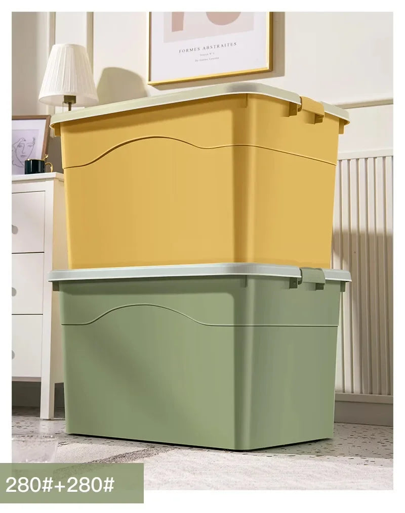 Extra Large Plastic Storage Box Heavy-Duty Reinforced Moving
