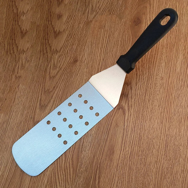 Stainless Steel Scraper Cooking Spatula Barbecue Spatula Plate