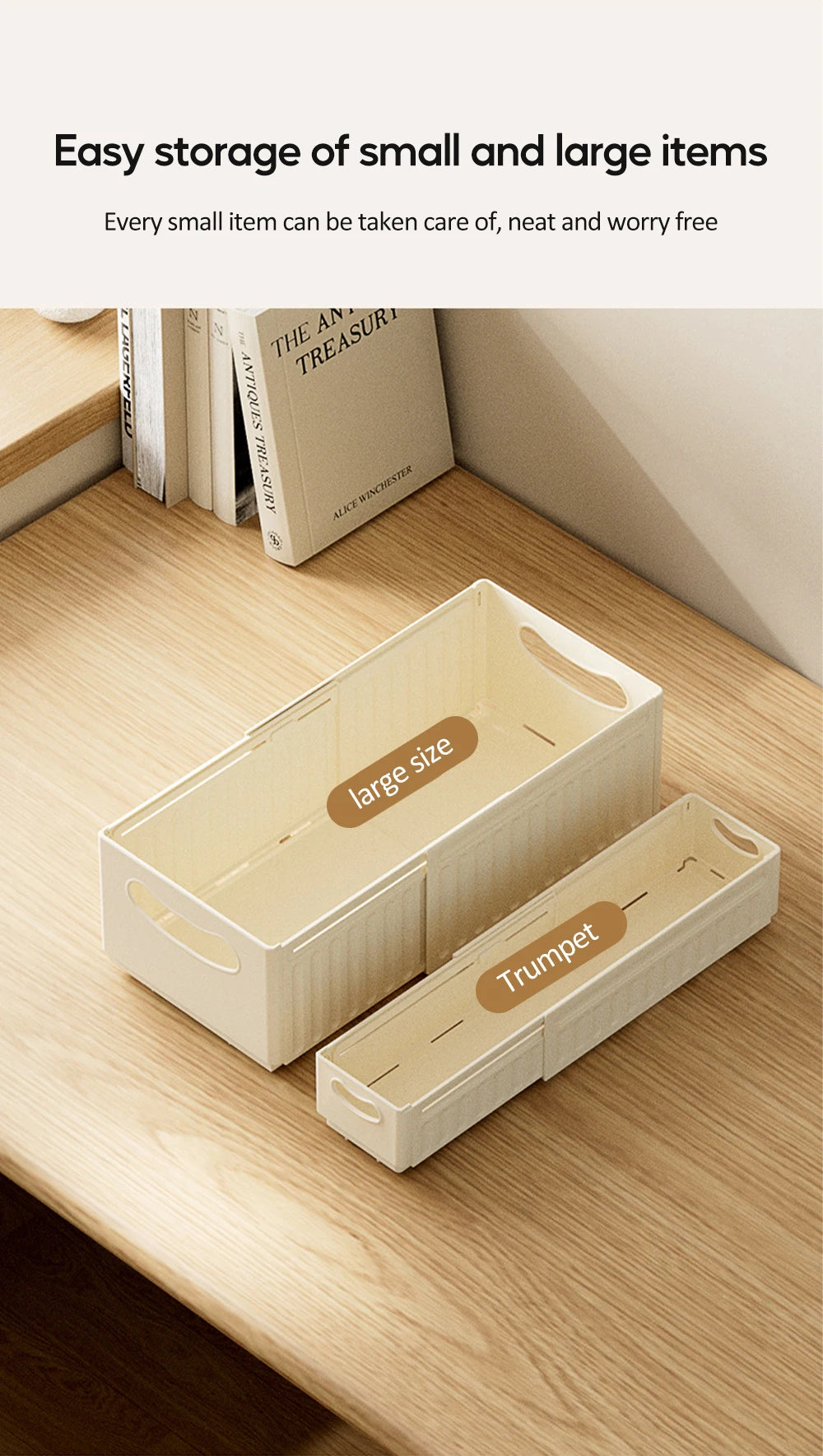 1/3pcs Retractable Drawer Organizer Adjustable Cabinet Storage